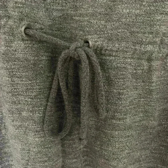 Rag & Bone Sibella Grey Knit Open Back Dress Size Large Tie Waist - Picture 5 of 9